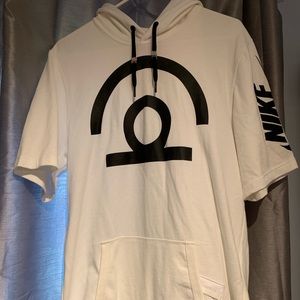 Nike short sleeve hoodie